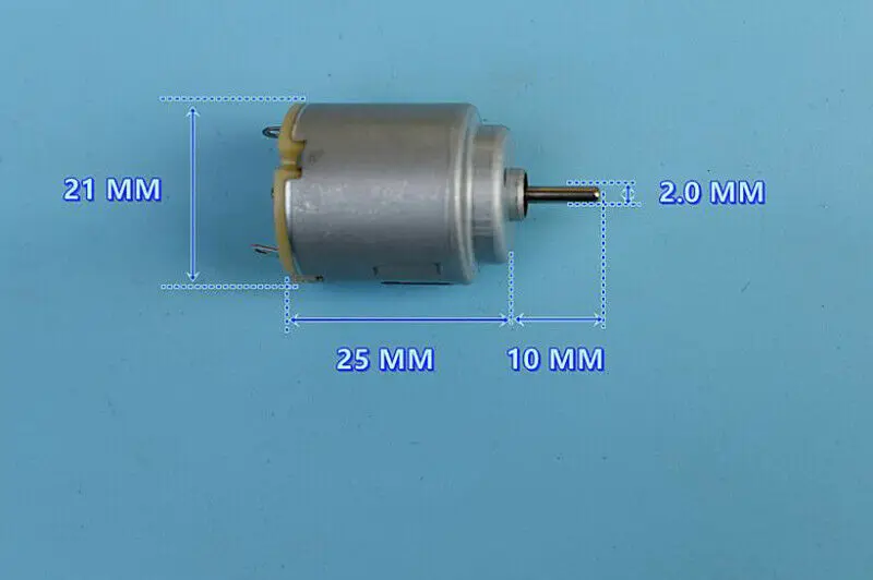 Micro Standard RE-140RA-12240 Motor DC 3.7V 17000RPM High Speed Mini 21mm Round Electric Toy Motor