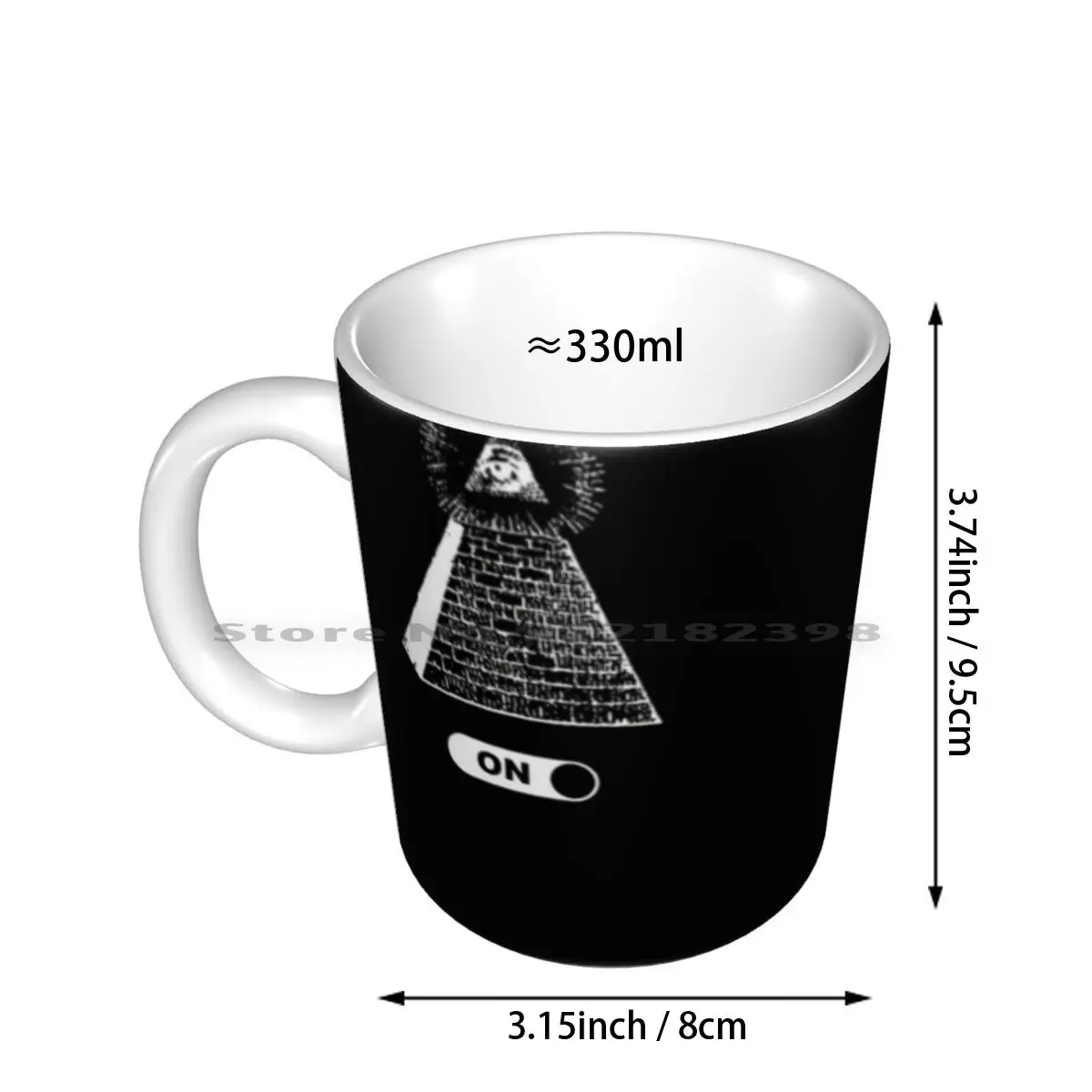 Illuminati Eye Of Providence All Seeing Eye Tshirt Ceramic Mugs Coffee Cups Milk Tea Mug Aerospace Engineer Book Aerospace