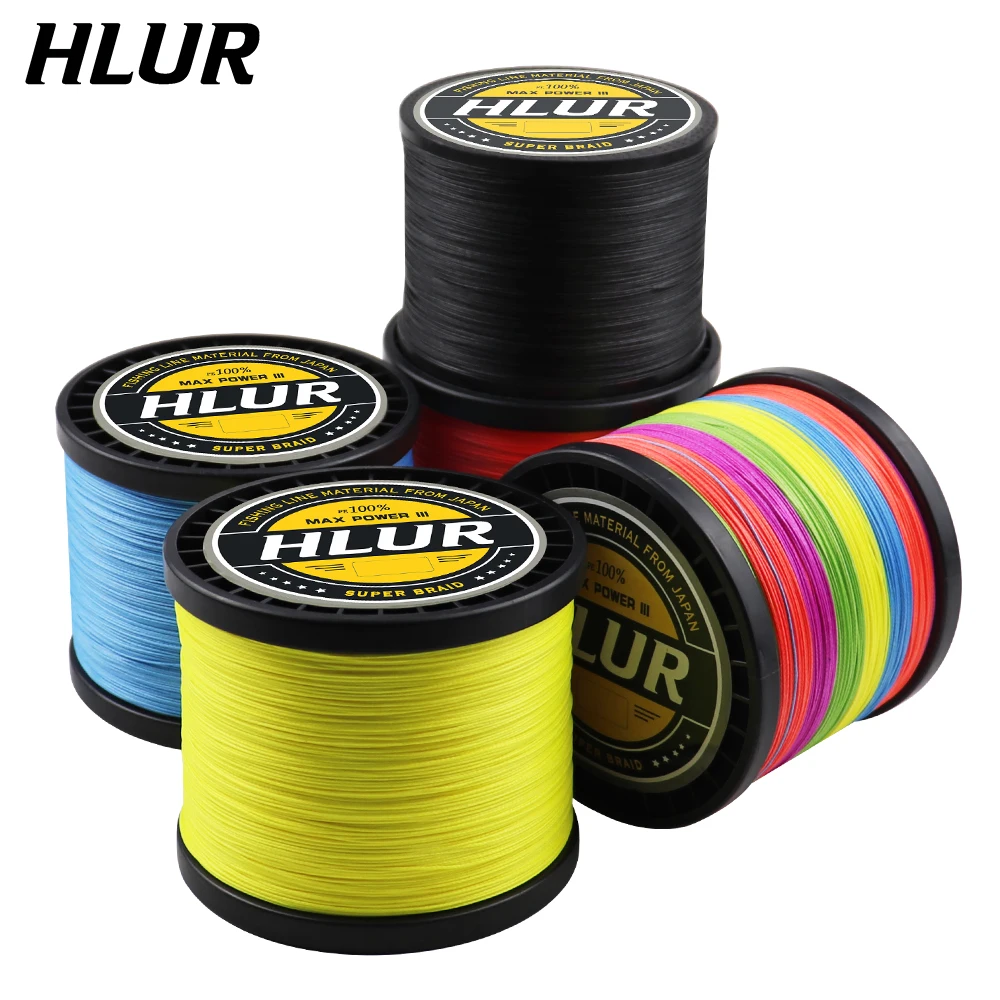 HLUR Braided Fishing Line 500M 8 Strands  Multifilament Fishing Line Carp Fishing Wire 20 30 40 50 60 72 88LB