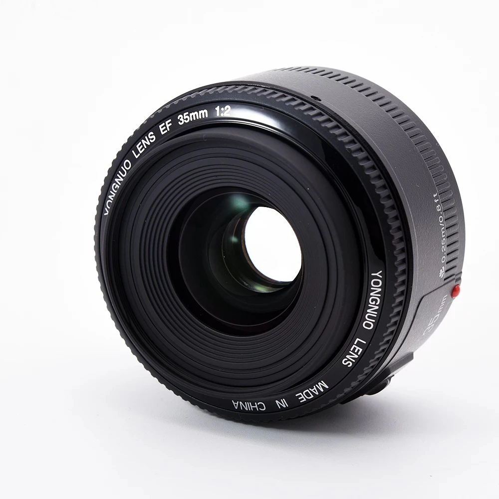 Lente YONGNUO YN35mm F2 de 35 mm 1:2 AF/MF Gran Angular de Enfoque