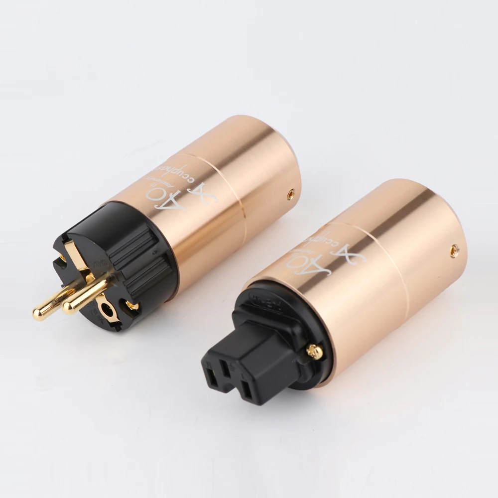 Accuphase 40th EU Schuko Power Plug IEC Connector Amplifier CD DVD Player AC Cord Power Cable Plug DIY Mains