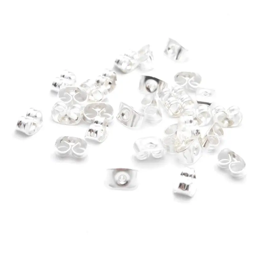 Ocena biżuterii Diy 6*4mm metalowy kolczyk tylna zaślepka DIY tworzenia biżuterii — zdjęcie 3