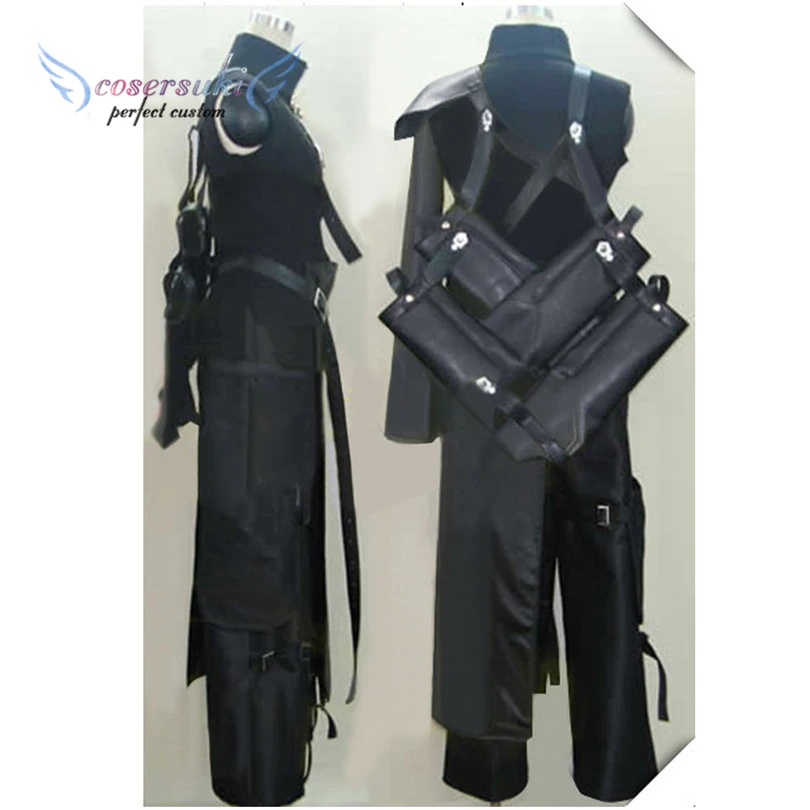 Final Fantasy FF7 Cloud Strife Cosplay Outfit PU Leather Carnaval Costume Halloween Christmas Costume for Men and Women