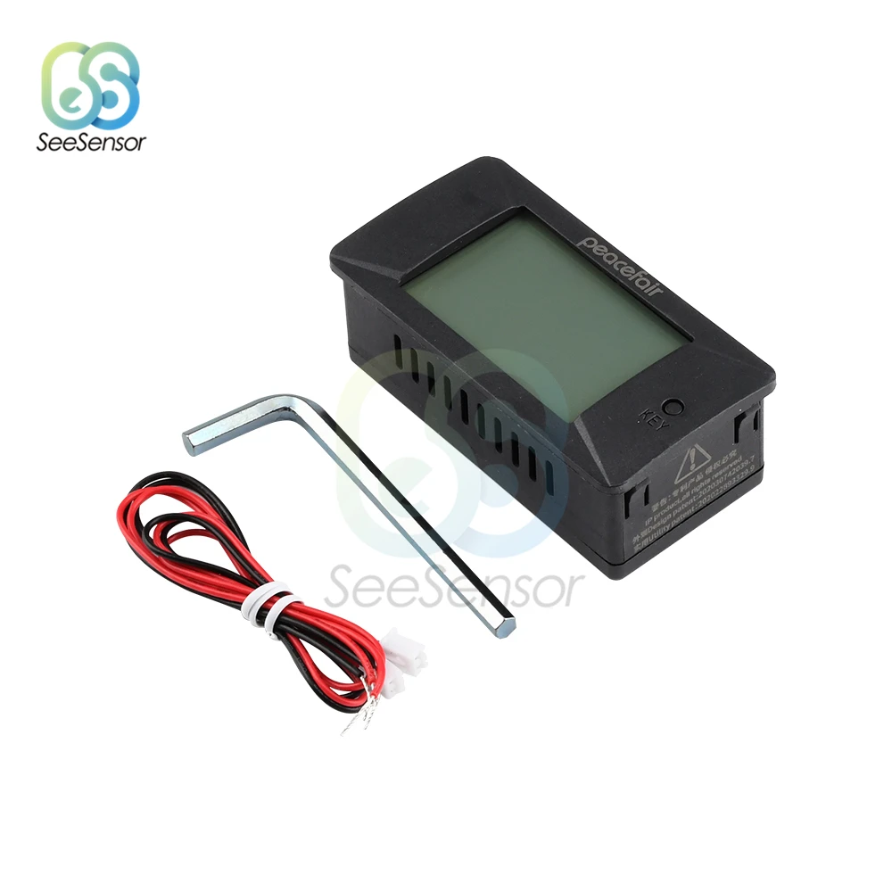 DC 0-300V 50A/100A/200A/300A Digital Meter Voltmeter Ammeter LCD 4 in 1 DC Voltage Current Power Energy Detector Built-in Shunt