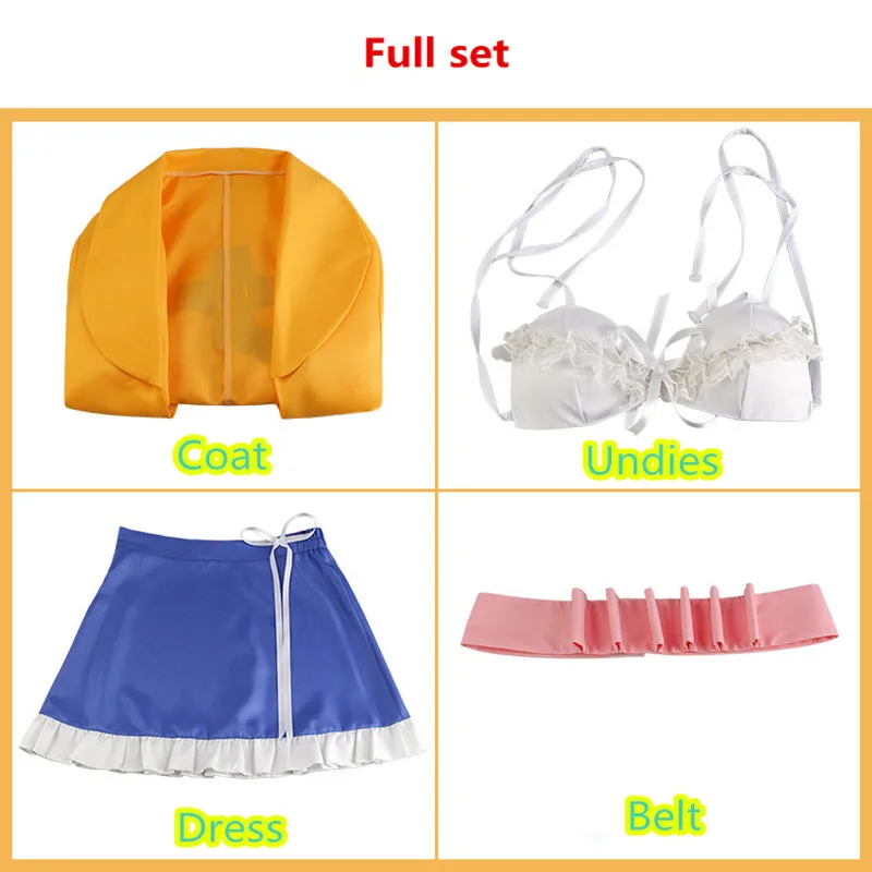 Costume de Cosplay d'Anronpa V3 pour Fille, Angie Yonaga, Ensemble Complet, Jupes Everak, Uniforme Sexy et Perruque, pour Halloween et ixde Noël