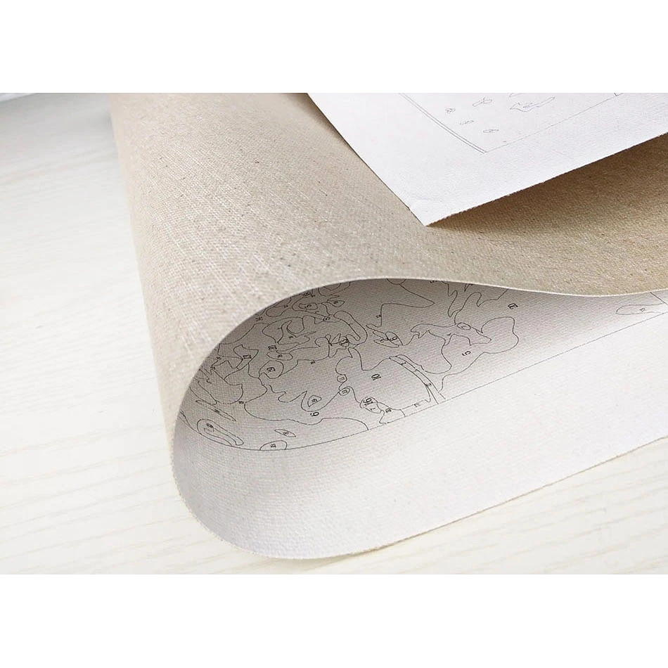 CHENISTORY Angel Rabbit DIY Painting By Numbers Gift Coloring By Numbers Picture On Wall Acrylic Paint By Numbers Inner Framed