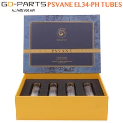 PSWars E-Tube électronique sous vide vintage, Tube audio Hifi, Médailles, Paire assortie bricolage, Façades, Remplacer EL34 6CA7 KT77 6P3P, EL34PH