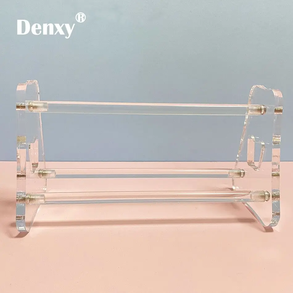 Denxy 1pc Thick High-Quality Dental Pliers Stand Clear Acrylic Instrument Rack Pliers Shelf  Dental Accessories