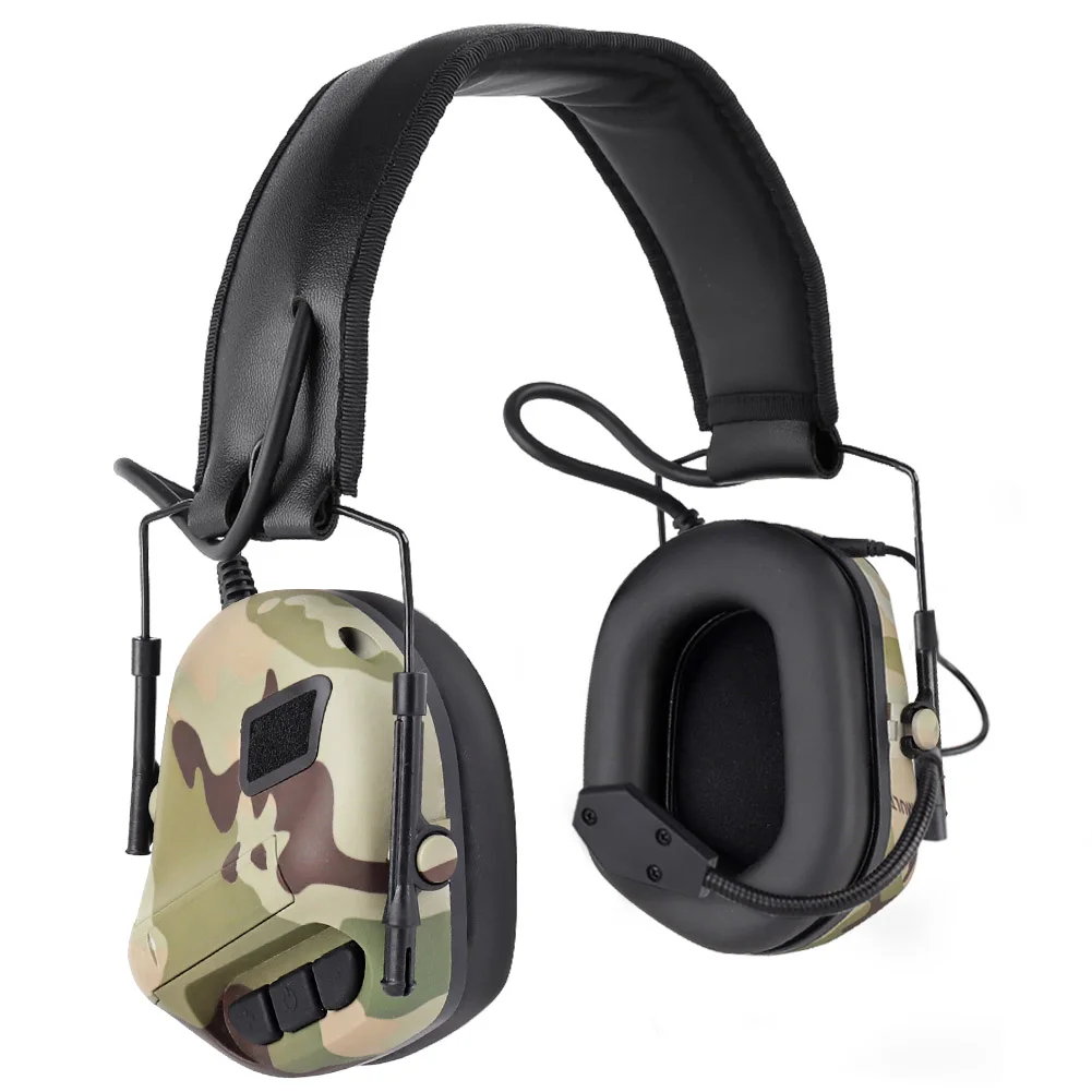 Outdoor Anti-noise Tactical Headset Militar Shooting Earmuff Noise Reduction Comtac Aviation Headphone Camouflage