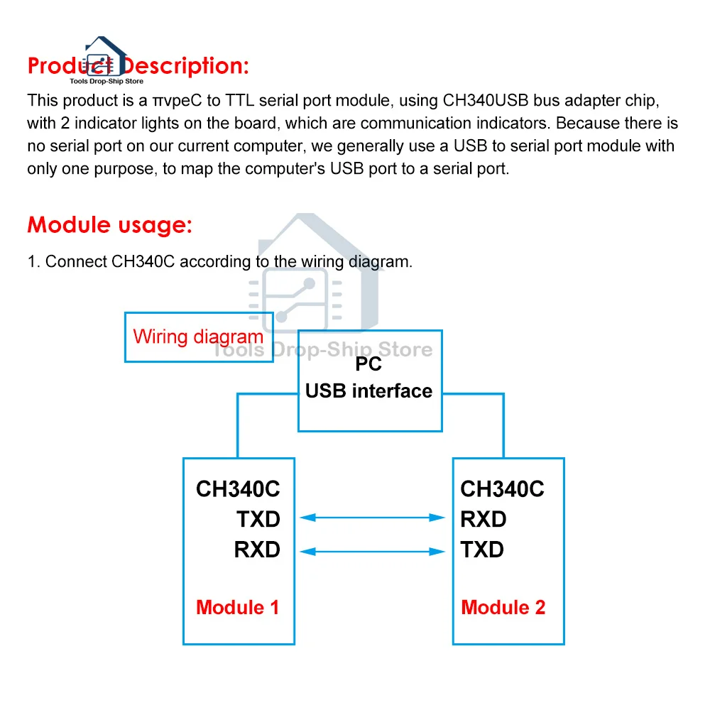 Тип C в TTL последовательный порт CH340C модуль CH340 USB шина преобразования чип ISP Коммуникационный соединитель для STM32 загрузка последовательного порта