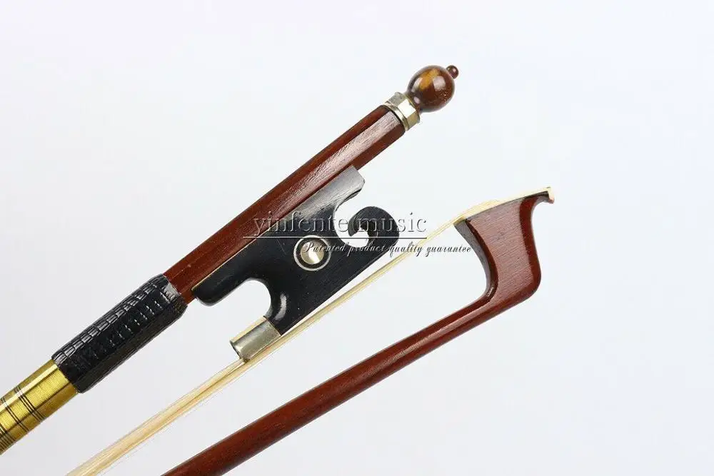 

Yinfente 4/4 Violin Bow Horn Frog Brazilwood Straight well balanced Brazilwood Violin parts