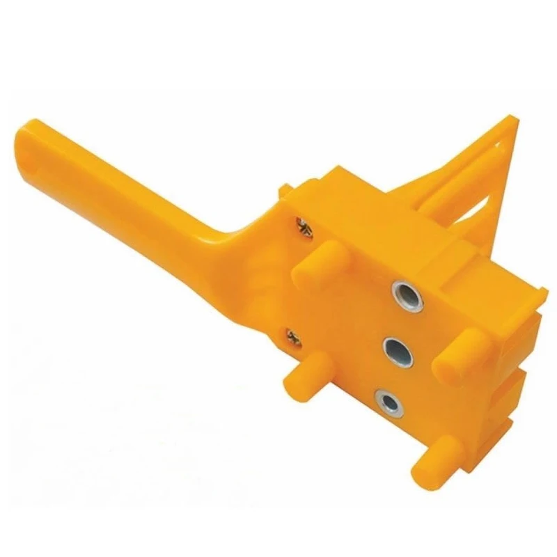 Allsome 6 \ 8 \ 10Mm Houtbewerking Deuvel Jig Boor Gids Metalen Mouw Eenvoudige Tool Voor Houtbewerking Boren Handheld doweling Gat Jig