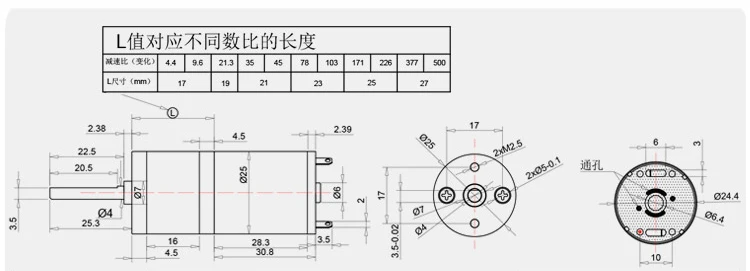 JGA25-370 миниатюрный редукторный двигатель постоянного тока с длинным валом, высокоскоростной регулирующий двигатель 6 в, 12 В, 24 В, 12-1931 об/мин, электродвигатель постоянного тока