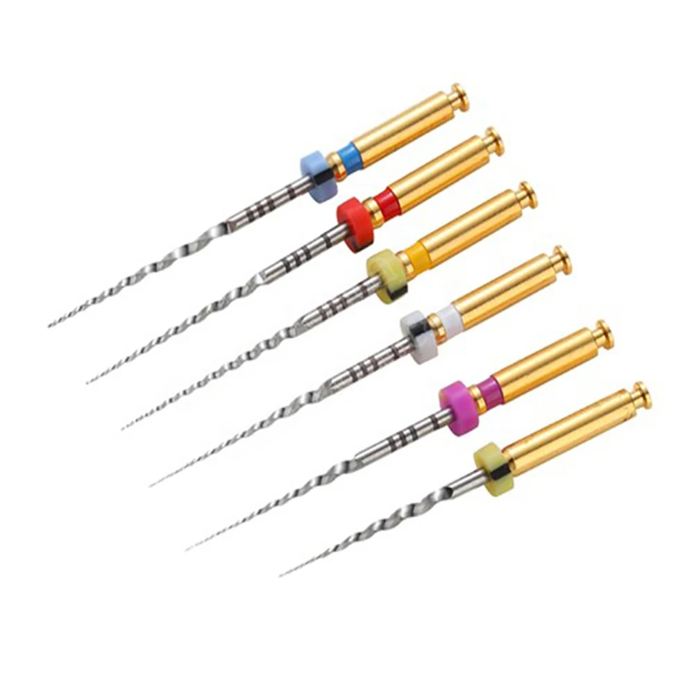 Dental NITI Pro Files SX-F3 Sx  F4 F5 Super Taper NiTi Universal Rotary File Engine Use Files  6 pcs/box Dental Endodontic Files