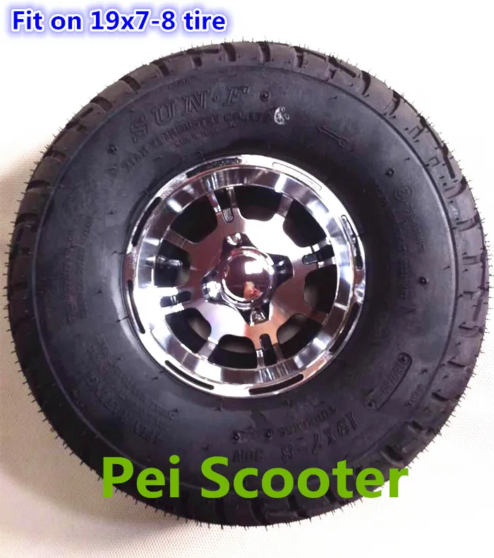 

19inch 19 inch 19*7.0-8 aluminum alloy hub wheel tires for wheelchair scooter robot motor phub-19st