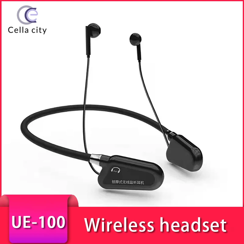 

Hanging Neck Stage Musical Instrument Performance Wireless Monitoring Headset Live Recording Ear Return UHF Effective 50m