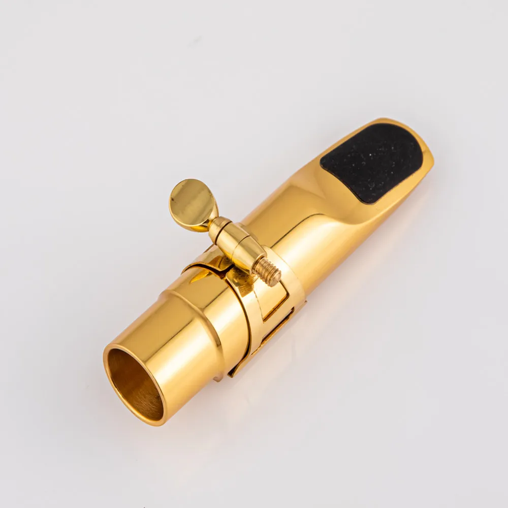 Professional  Alto Saxophone Metal Mouthpiece Gold Lacquer Mouthpiece Sax Aisiweier Mouth Pieces 56789