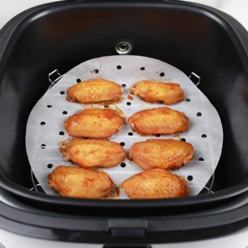 Freidora de aire cuadrada de 6 pulgadas, cubo para hornear pasteles, accesorios para el hogar, suministros de Bar de cocina, juego de utensilios de cocina práctico, 5 uds.