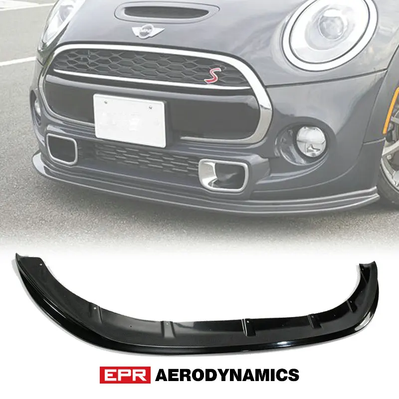 

Glass Front Bumper Lip Trim For F56 Mini Cooper Mon Style FRP Front Lip