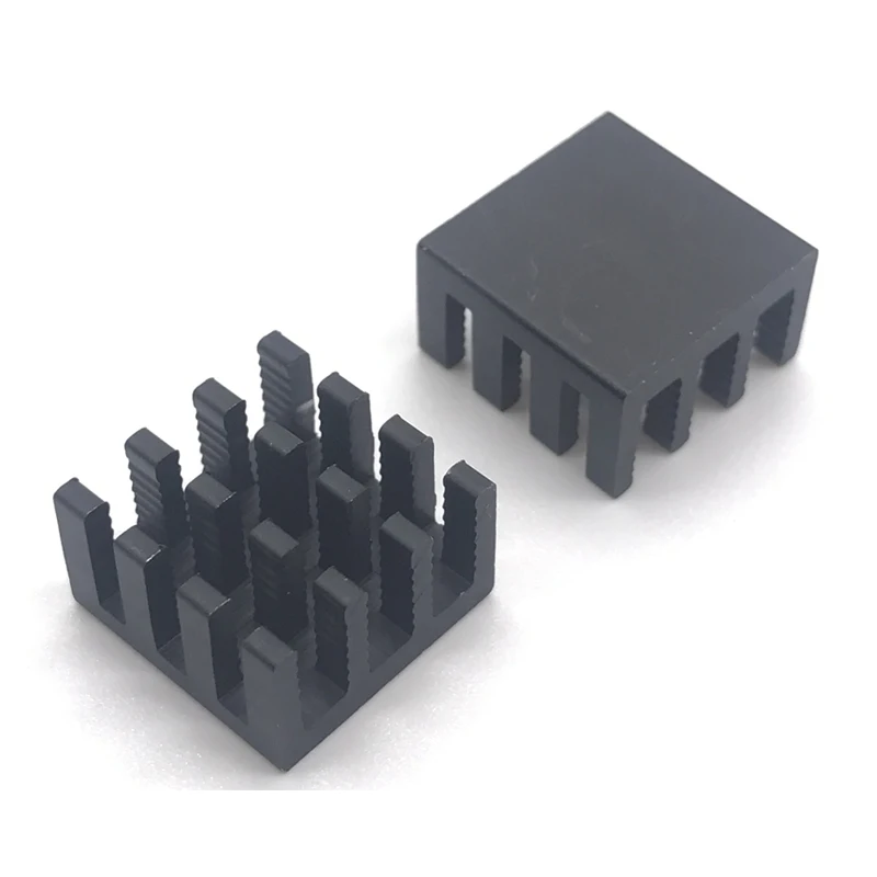 Tản Nhiệt Nhôm 14*14*8Mm Điện Tử Mini Định Tuyến Cpu Card Đồ Họa Nhớ Chip IC Nhỏ Tản Nhiệt