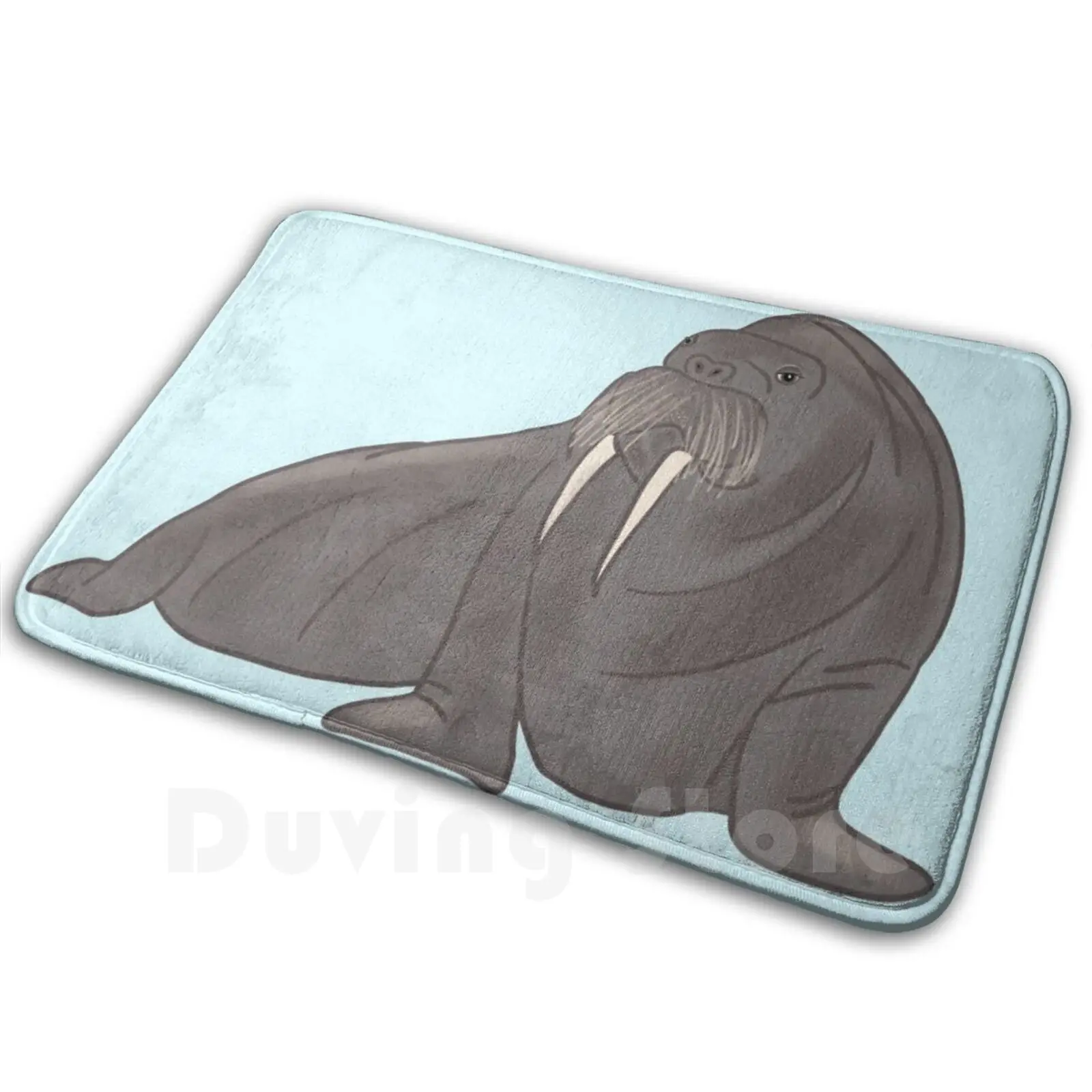 

Walrus-Cartoon Mat Rug Carpet Anti-Slip Floor Mats Bedroom Walrus Walruses Arctic Animal Art Animal Wildlife Marine Life