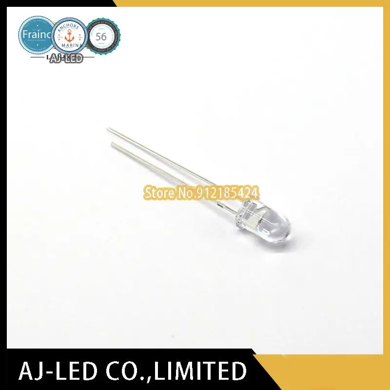 100pcs/lot PT334-6C infrared receiving photodiode phototransistor F5 wavelength 940nm billion light 5mm