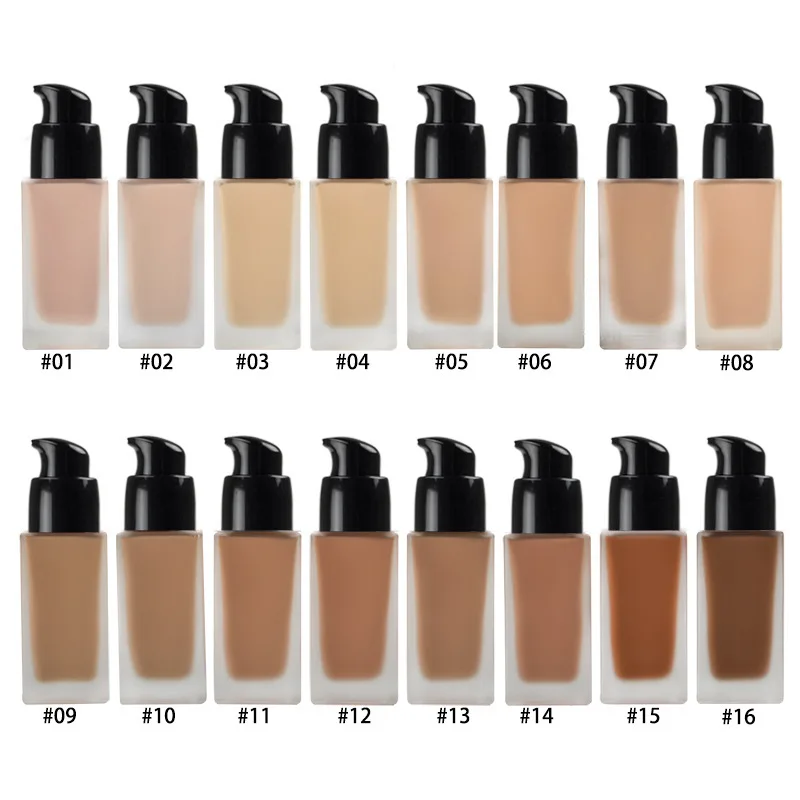 Waterproof Makeup Foundation Liquid Maquiagem Base Bulk Customized With Own Logo Private Label Foundation