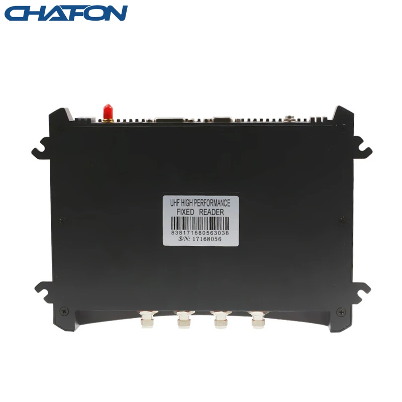 CHAFON-lector de RFID CF-RU6403 Impinj R2000, UHF fijo, 4 puertos con interfaz RJ45(TCPIP), proporciona SDK gratis para sistema de sincronización