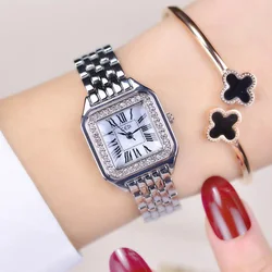 Simple Diamond Crystal Dial Waterproof Ladies Bracelet Women Watch Luxury Brand Fashion Quartz Wrist Watch Dress Jewelry Reloj