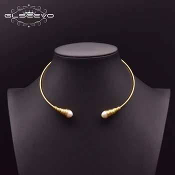 Natural Fresh Water Baroque Pearl Chokers Necklace 1