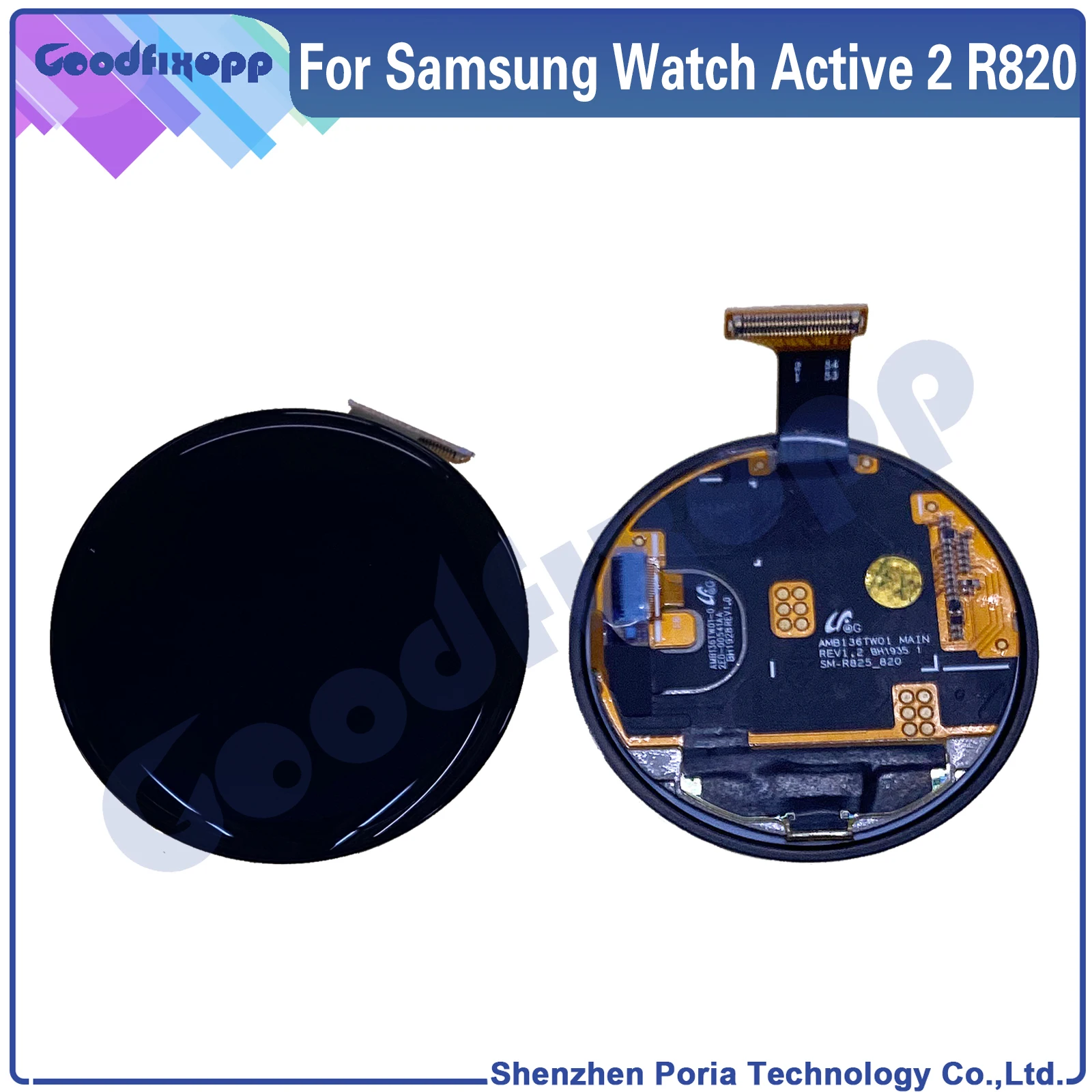 

For Samsung Watch Actire 2 R820 R825 SM-R820 SM-R825 44MM LCD Display Assembly Touch Screen