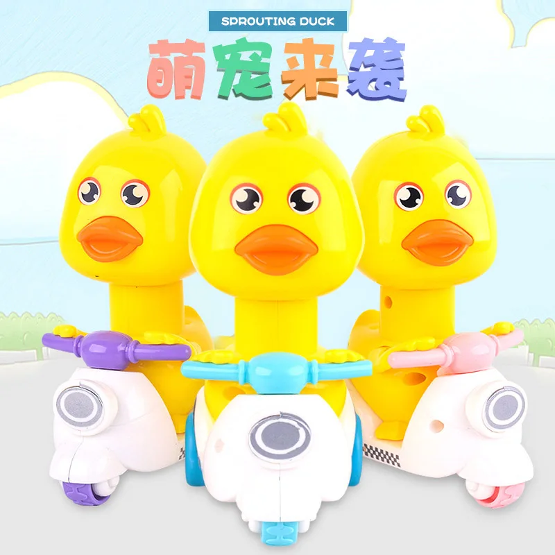 

Children's Toys Cartoon Clockwork Toy Yellow Duck Press Pull Back Boy Girl Toy Moveable Wind Up Toys For Kids Gifts