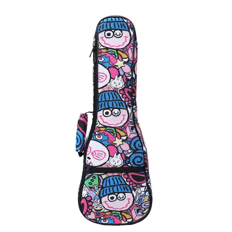 Ukulele Bag Case Waterproof Electric 21 23 24 26 Inches Soprano Concert Tenor Baritone Backpack Carry Gig Portable Colorful