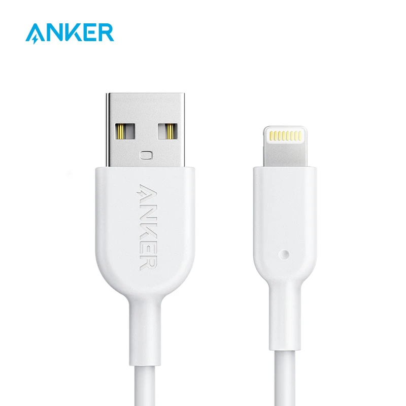 Anker Powerline II Lightning Cable MFi Certified USB Charging/Sync Lightning Cord Compatible with iPhone 11 12 iphone usb cable