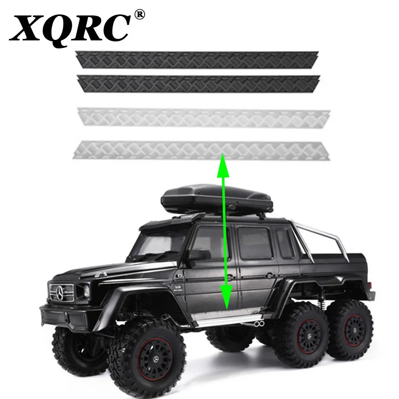 

Stainless steel side skirt decorative strip suitable for 1/10 RC remote control car Trx-4 G500 Trx-6 G63 modified parts