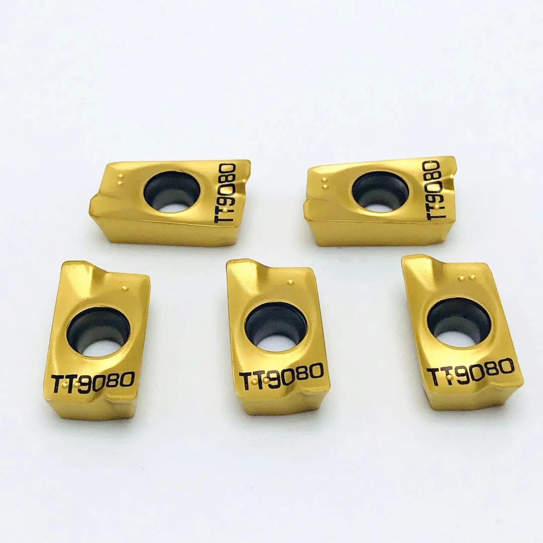 10 шт. APMT1604 PDER TT9080 Tokarnyy токарная вставка цементированный карбидный фрезерный инструмент с ЧПУ APMT 1604 токарный инструмент