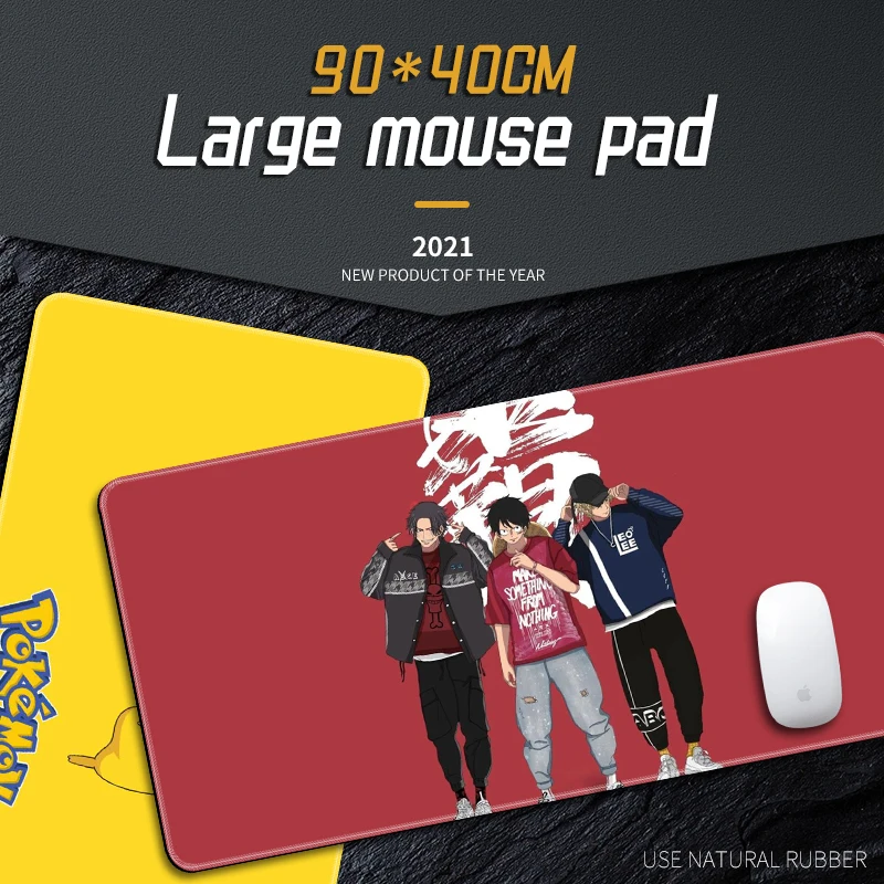 Large 90*40cm Computer Mouse Pad Gaming Mouse Mad Thickened Anti Slip Large Mouse pad  XXL Mouse Carpet Desk Mat Keyboard Pad