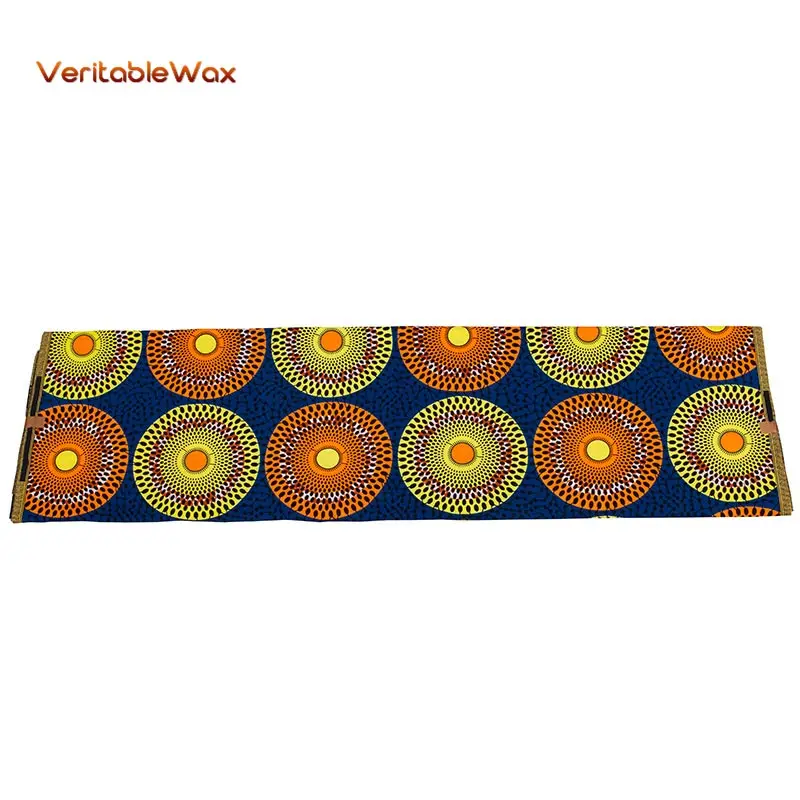 Fashion Ankara African Printed Wax Fabric 100% Cotton High Real Wax Pagne For long Dress Sewing Crafts Loincloth Tissu 24FS1403