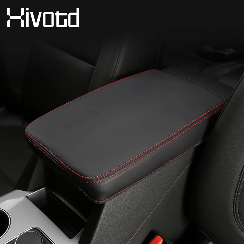 Hivotd مسند ذراع السيارة غطاء حصيرة مكافحة القذرة وسادة الأجزاء الداخلية بولي Leather الجلود حماية المنتج يغطي لشروليه السترة 2020 2023