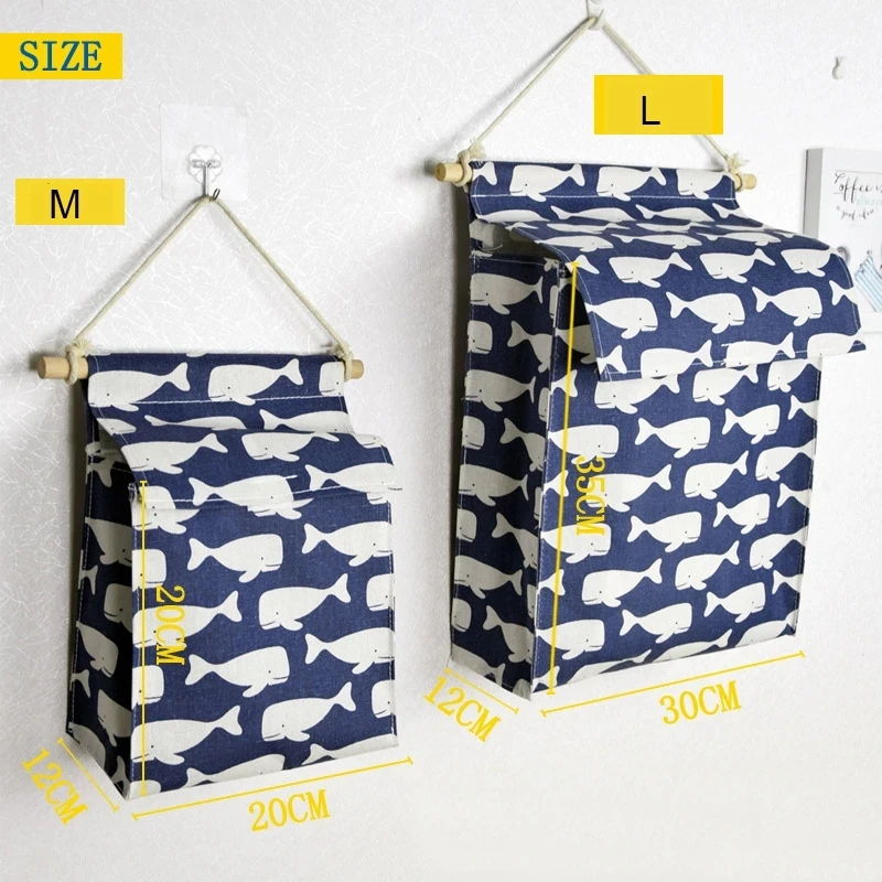 Waterproof Multi-layer Hanging Bag, Wall-mounted Storage Bag, Behind the Door, Dormitory Bedroom Wall Storage Bag