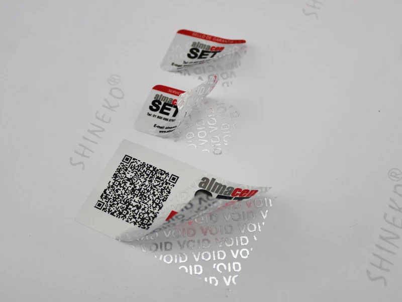 hot sale Cheap wholesale warranty void if broken stickers/custom warranty sticker void if tampered in