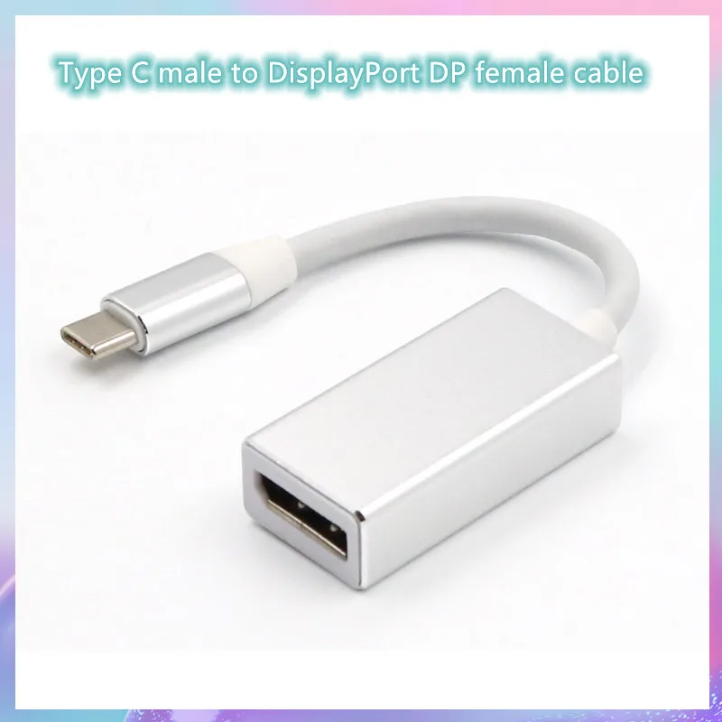 USB C to DP Cable USB3.1 Type C to DisplayPort DP female 4K UHD adapter for Macbook