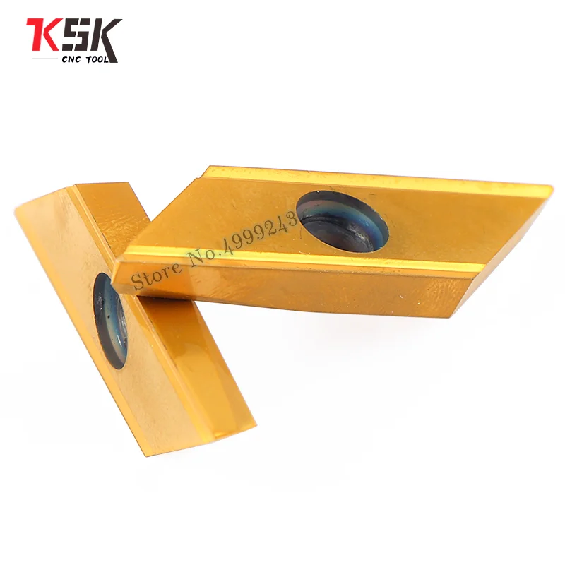 2 Buah XCET310404ER untuk Pemotong Talang ECC31005R untuk Pengerjaan Baja