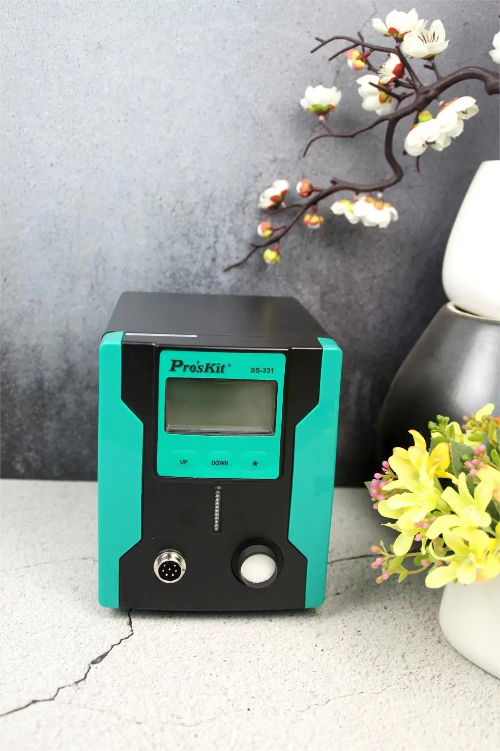 Pro'skit 1pk-SS-331H Esd Lcd Digitale Bga Dissaldatura Aspirazione Elettrico Assorbire Funzione di Sonno Dissaldatura Pompa Solder Sucker Gun