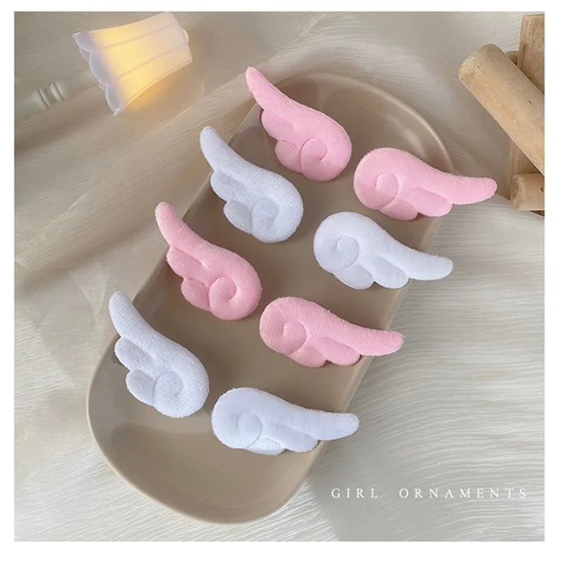 1Pair Fashion Lovely Cartoon Angel Wings Cosplay Hairpin Cute Side Hair Accessories Doll Girls Children Side Hair Clip Headwear