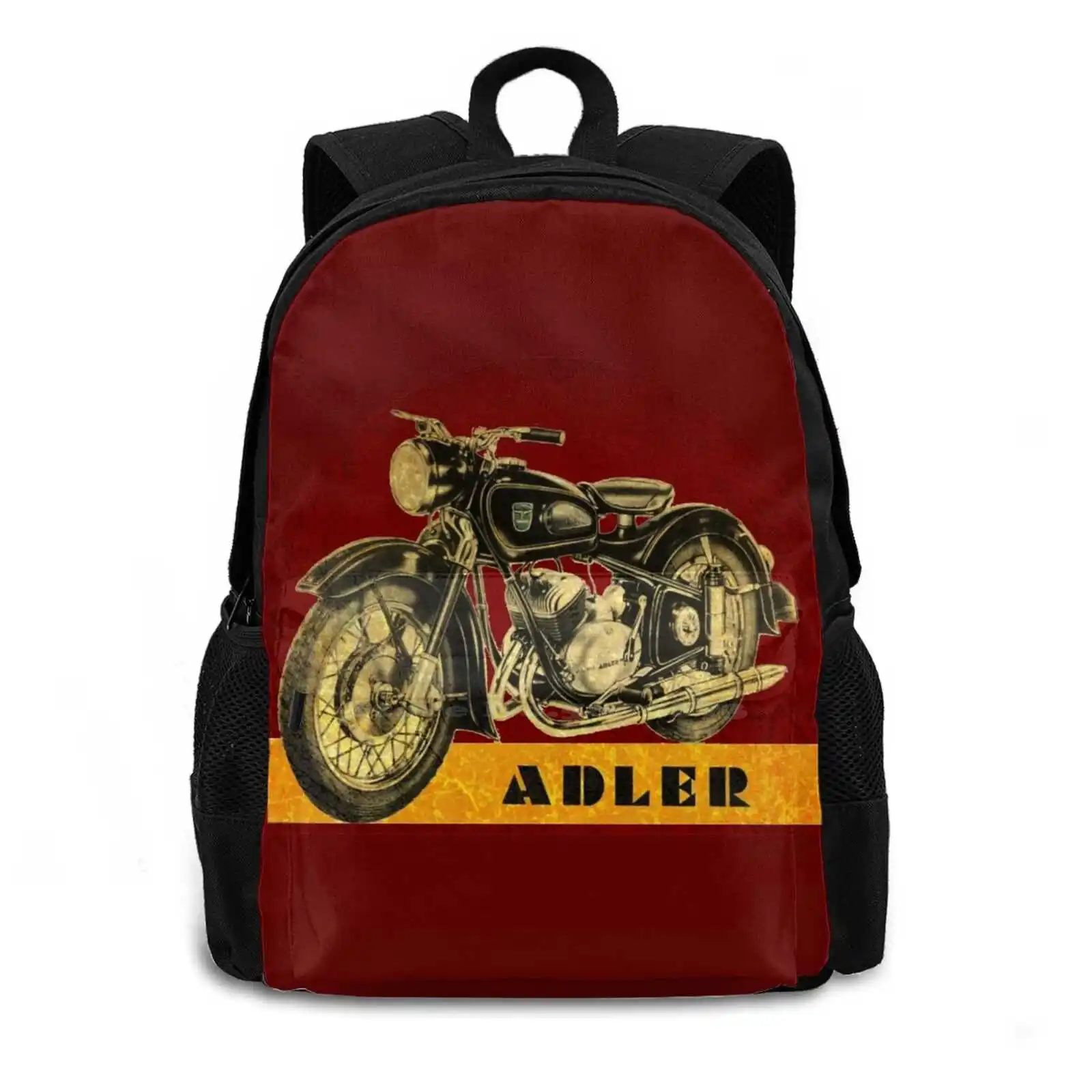 Vintage Motorcycles Backpacks For School Teenagers Girls Travel Bags Vintage Motorcycles Bsa Isle Of Man