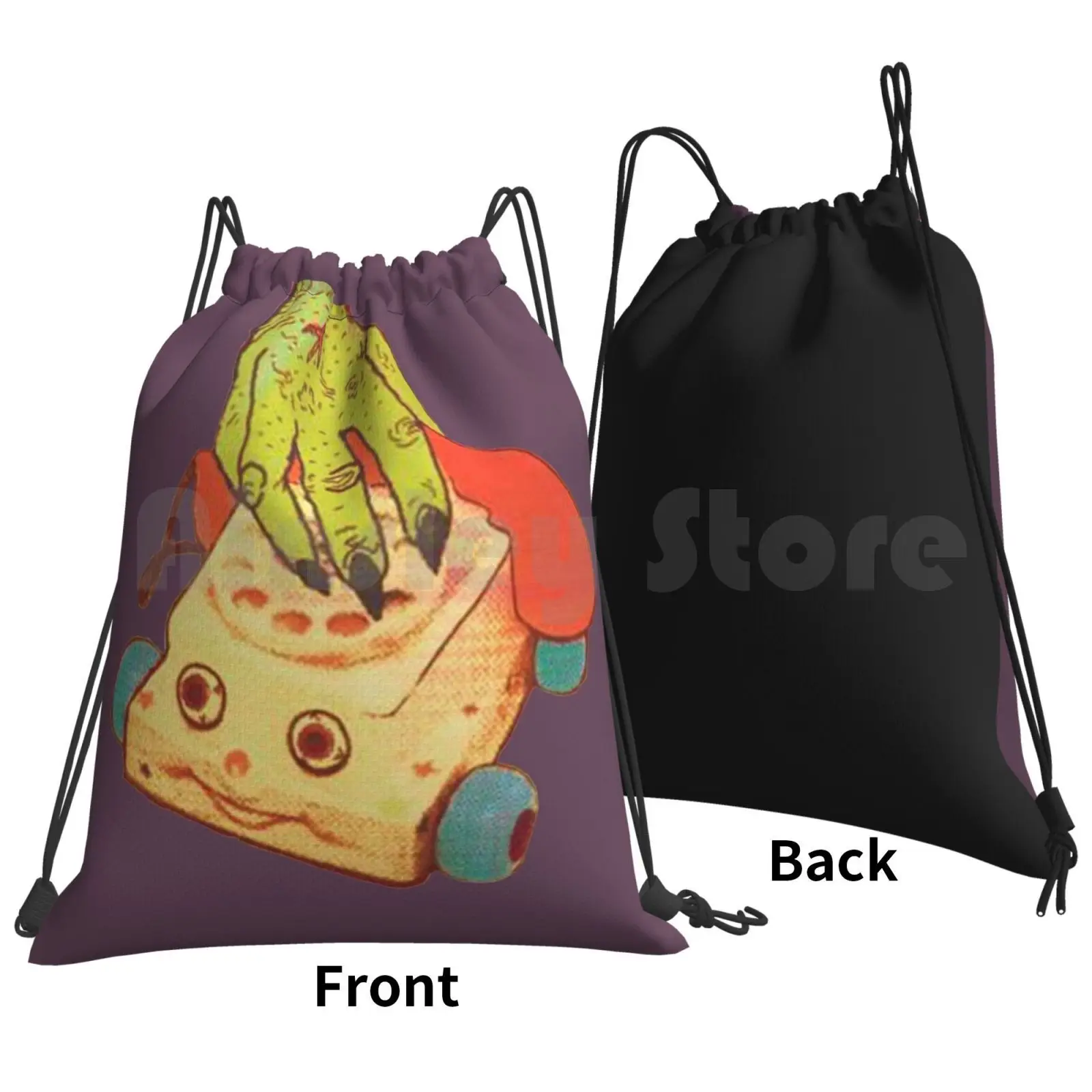 Thee Oh Sees Castlemania Backpack Drawstring Bags Gym Bag Waterproof Thee Oh Sees Castlemania Thee Oh Sees Castlemania