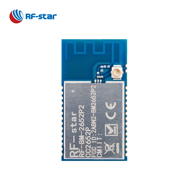 2pcs CC2652P ZigBee 3.0 Bluetooth 5.1 20 dBm IPEX Antenna BLE 5.1 Module Multi-Protocol CC2652P Transceiver RF-BM-2652P2I