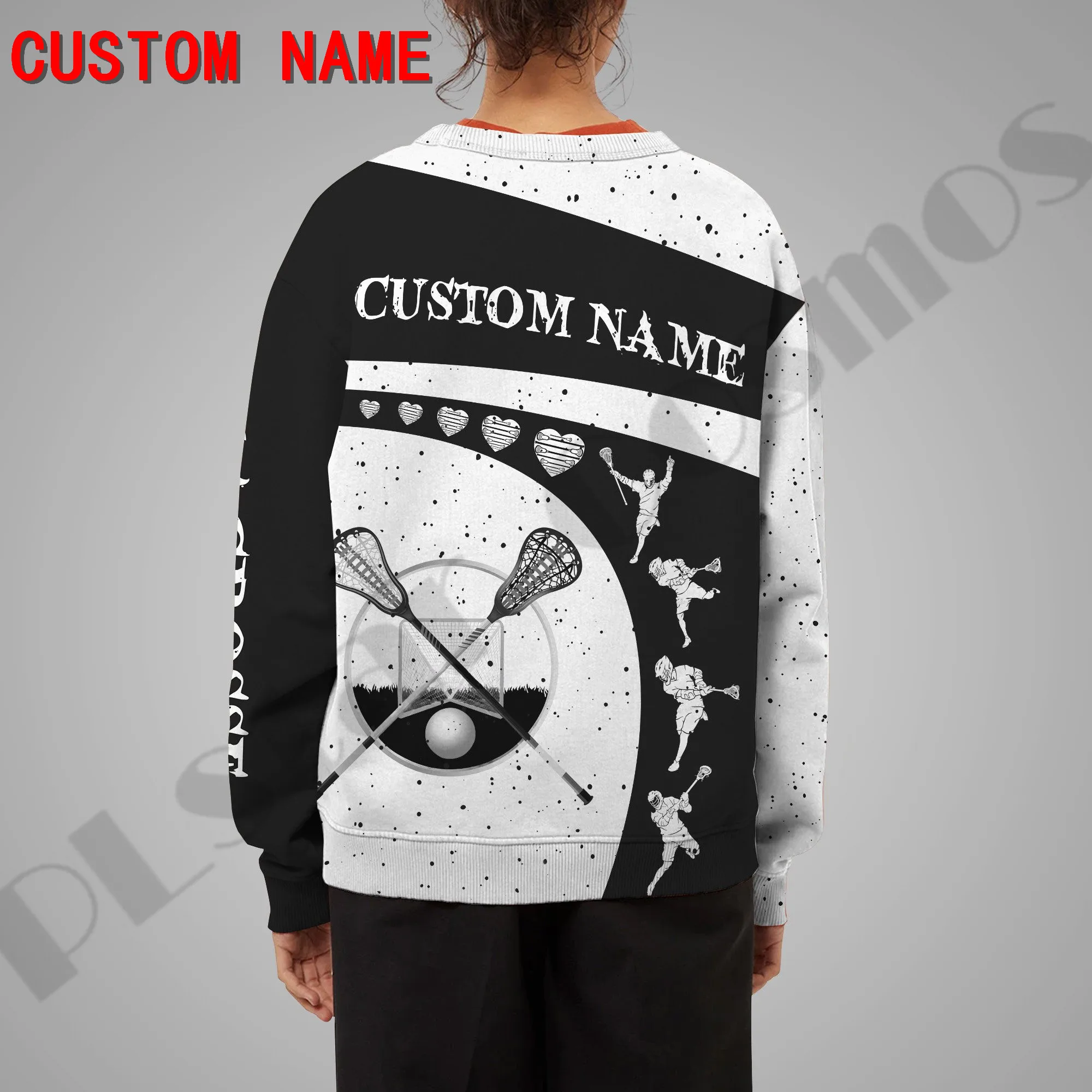 PLstar Cosmos Newest 3Dprinted Lacrosse Custom Name Harajuku Streetwear Pullover Unique Unisex Funny Hoodies/Sweatshirt/Zip 2