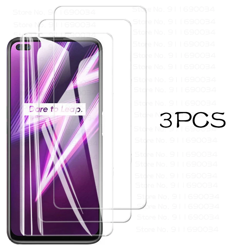 Glass on Realme 6 Pro Tempered Glass for Oppo Realme 5 6 7 Pro 5i 6i 7i Phone Screen Protector on Realme 6Pro Camera Lens Film